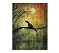 Puzzles pour Adolescents 52x38cm/1000pcs Moonlit Lizard Puzzles pour Adultes, Jouets Anti-Stress, Défi Difficile, Offrez-Les en Cadeau À Toute La Famille 52x38cm/1000pcs