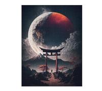Puzzles pour Adolescents 52x38cm/1000pcs Planets in Fuji Mount Puzzles pour Adultes, Jouets À Faire Soi-même, Améliorent La Mémoire, Idéal comme Cadeau 52x38cm/1000pcs