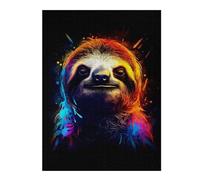 Puzzles pour Adolescents 52x38cm/1000pcs Puzzles Amazing Sloth Puzzle pour Adultes Jeux Relaxants Décoration Parfaite Cadeaux Anti-Stress 52x38cm/1000pcs