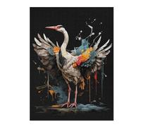 Puzzles pour Adolescents 52x38cm/1000pcs Puzzles Crane Bird Puzzle pour Adultes Jeux Relaxants Décoration Parfaite Cadeaux Anti-Stress 52x38cm/1000pcs