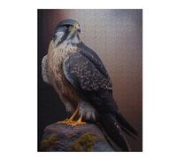 Puzzles pour Adolescents 52x38cm/1000pcs Puzzles Merlin Falcon Oil Paint Jeux Amusants De Puzzle Décoration Murale Cadeaux Et Anniversaires Uniques 52x38cm/1000pcs