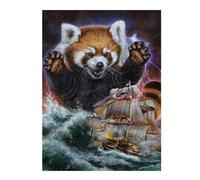 Puzzles pour Adolescents 52x38cm/1000pcs Puzzles Monster Red Panda Kraken Puzzle pour Adultes Jeu De Réflexion Cadeau d'anniversaire Cadeaux Anti-Stress 52x38cm/1000pcs