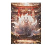 Puzzles pour Adolescents 52x38cm/1000pcs Puzzles Mystic Kitsune Gateway Jeux Amusants De Puzzle Décoration Murale Cadeaux Et Anniversaires Uniques 52x38cm/1000pcs