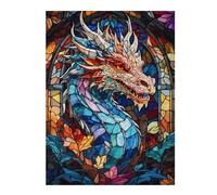 Puzzles pour Adolescents 52x38cm/1000pcs Puzzles pour Adultes Abstract Dragon Jeux Amusants Décoration Idéale, Cadeaux Parfaits pour Toute La Famille 52x38cm/1000pcs
