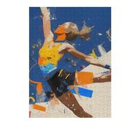 Puzzles pour Adolescents 52x38cm/1000pcs Puzzles pour Adultes Dynamic Female Athlete Jeu Manuel Décoration pour La Maison pour Anniversaire, Noël 52x38cm/1000pcs