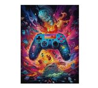 Puzzles pour Adolescents 52x38cm/1000pcs Puzzles pour Adultes Galactic Gaming Odyssey Jeux Relaxants pour S'amuser en Famille pour Un Anniversaire, Noël 52x38cm/1000pcs