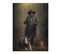 Puzzles pour Adolescents 52x38cm/1000pcs Puzzles pour Adultes Papa Legba Spirit Jeu Manuel Décoration pour La Maison pour Anniversaire, Noël 52x38cm/1000pcs