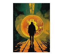 Puzzles pour Adolescents 52x38cm/1000pcs Puzzles Satoshis Vision Puzzle pour Adultes Jeux Relaxants Décoration Parfaite Cadeaux Anti-Stress 52x38cm/1000pcs