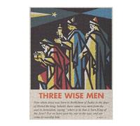 Puzzles pour Adolescents 52x38cm/1000pcs Puzzles Three Wise Men Puzzle pour Adultes, Jouet, Décoration Murale, pour Le Plaisir en Famille, Offrez-Lui Un Cadeau 52x38cm/1000pcs