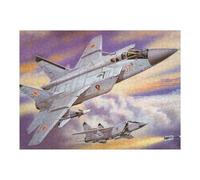 Puzzles pour Adolescents 52x38cm/1000pcs Russian MiG31 Jet War Puzzles pour Adultes, Décoration Murale, Course De Vitesse Manuelle, Idéal comme Cadeau pour Toute La Famille 52x38cm/1000pcs