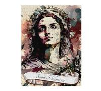 Puzzles pour Adolescents 52x38cm/1000pcs Saint Philomena Christian Puzzles pour Adultes, Jouets À Faire Soi-même, Améliorent La Mémoire, Idéal comme Cadeau 52x38cm/1000pcs
