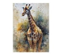 Puzzles pour Adolescents 52x38cm/1000pcs Singgle Giraffe Puzzles pour Adultes, Jouets Anti-Stress, Décoration Intérieure, Idéal comme Cadeau 52x38cm/1000pcs