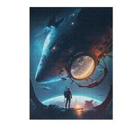 Puzzles pour Adolescents 52x38cm/1000pcs Space Station Odyssey -8 Puzzle pour Adultes, Jeu De Réflexion Amusant Et Humoristique, Cadeau d'anniversaire, 52x38cm/1000pcs