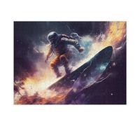Puzzles pour Adolescents 52x38cm/1000pcs Space Surfing Adventure -9 Jeux De Puzzle Amusants pour Adultes : Analyse Et Logique, Parfaits comme Cadeaux pour Toute La Famille 52x38cm/1000pcs