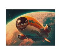 Puzzles pour Adolescents 52x38cm/1000pcs Space Travel Journey to Mars Puzzles pour Adultes : Analyse Et Logique du Jeu, Interaction Parent-Enfant 52x38cm/1000pcs