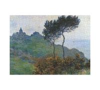 Puzzles pour Adolescents 52x38cm/1000pcs The Church at Varengaville Puzzles pour Adultes, Décoration Murale, Course De Vitesse Manuelle, Idéal comme Cadeau pour Toute La Famille 52x38cm/1000pcs
