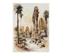 Puzzles pour Adolescents 52x38cm/1000pcs The Karnak Temple Egypt Puzzles pour Adultes : Analyse Et Logique du Jeu, Interaction Parent-Enfant 52x38cm/1000pcs