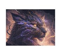 Puzzles pour Adolescents 52x38cm/1000pcs Thundering Beast Epic Fantasy Artwork Jeux De Puzzle Amusants pour Adultes : Analyse Et Logique, Parfaits comme Cadeaux pour Toute La Famille 52x38cm/1000pcs