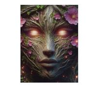 Puzzles pour Adolescents 52x38cm/1000pcs Tree Spirit Face Puzzles pour Adultes Jeux De Détente Décoration Parfaite Cadeaux Uniques d'anniversaire Et De Noël 52x38cm/1000pcs