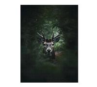 Puzzles pour Adolescents 52x38cm/1000pcs Trophy Deer Head Stag Puzzle, Jouet, Décoration Murale, Difficile, Cadeau De Noël Ou d'anniversaire 52x38cm/1000pcs