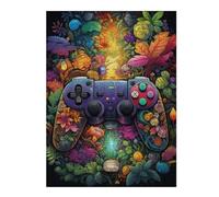 Puzzles pour Adolescents 52x38cm/1000pcs Video Game Controller in Nature -2 Casse-têtes pour Adultes Jeu De Réflexion Vacances À La Maison Tuer Le Temps Défi Éducatif 52x38cm/1000pcs