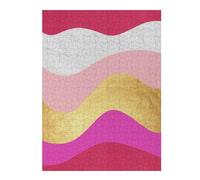 Puzzles pour Adolescents 52x38cm/1000pcs Waves of Textures Puzzles pour Adultes, Jouets Anti-Stress, Défi Difficile, Offrez-Les en Cadeau À Toute La Famille 52x38cm/1000pcs
