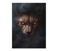 Puzzles pour Adolescents 52x38cm/1000pcs Wild Cheetah Halloween Puzzles pour Adolescents : Jeux Amusants, Assemblage De Motifs, Cadeaux d'anniversaire Et Cadeaux Uniques 52x38cm/1000pcs