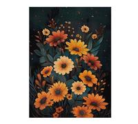 Puzzles pour Adolescents 52x38cm/1000pcs Wild Flower Puzzle pour Adultes, Jeu De Réflexion, Une Œuvre d'art, Cadeaux Uniques pour Un Anniversaire Ou Noël 52x38cm/1000pcs
