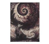 Puzzles pour Adolescents 52x38cm/1000pcs Wolf and Spiral Galaxy Puzzle, Jouet, Décoration Murale, Difficile, Cadeau De Noël Ou d'anniversaire 52x38cm/1000pcs