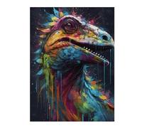 Puzzles pour Adolescents 52x38cm/1000pcsColorful Dinosaur Casse-têtes pour Adultes, Jeu De Réflexion, Améliore La Mémoire, Cadeaux pour Les Amis Et La Famille 52x38cm/1000pcs