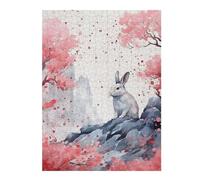 Puzzles pour Adolescents 52x38cm/1000pcsPuzzles pour Adultes Rabbit Jeux Amusants Décoration Idéale, Cadeaux Parfaits pour Toute La Famille 52x38cm/1000pcs