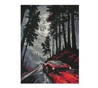 Puzzles pour Adolescents 52x38cm/1000pcsThe Wild Ride Puzzles pour Adultes, Jouets Anti-Stress, Décoration Murale, Cadeaux d'anniversaire Et Cadeaux Uniques 52x38cm/1000pcs