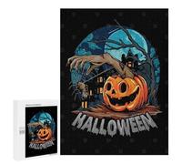 Puzzles pour Adolescents 70 Halloween Pumpkin 70 Puzzle Adulte - Décoration Murale - Découpe De Précision pour Les Gamers 500 PCS