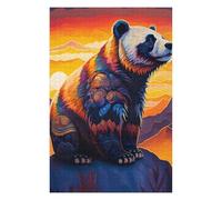 Puzzles pour Adolescents 75x50cm/1000pcs Abstract Fluffy Panda Puzzles pour Adultes - Jeu Manuel - Cadeaux pour Femmes - Stimule Le Cerveau 75x50cm/1000pcs