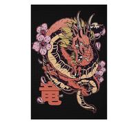 Puzzles pour Adolescents 75x50cm/1000pcs Asian Serpent Dragon Puzzles pour Adultes Jeux Relaxants Analyse Et Logique Cadeaux De Noël Et d'anniversaire 75x50cm/1000pcs
