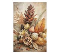 Puzzles pour Adolescents 75x50cm/1000pcs Autumnal Still Life with Pine Cones Puzzle pour Adultes - Jeu Manuel - Améliore La Mémoire - Activités Amusantes À La Maison 75x50cm/1000pcs