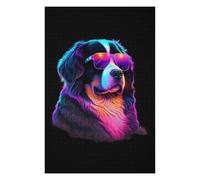 Puzzles pour Adolescents 75x50cm/1000pcs Bernese Mountain Dog Casse-têtes pour Adultes, Jeu De Réflexion, Améliore La Mémoire, Cadeaux pour Les Amis Et La Famille 75x50cm/1000pcs