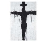 Puzzles pour Adolescents 75x50cm/1000pcs Black and White Crucifixion Puzzles pour Adultes À Faire Soi-même - Jouets pour Améliorer La Mémoire - Cadeau d'anniversaire, Cadeaux, 75x50cm/1000pcs