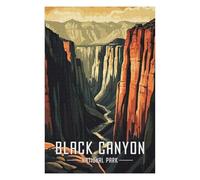 Puzzles pour Adolescents 75x50cm/1000pcs Black Canyon National Park Puzzles pour Adultes : Analyse Et Logique du Jeu, Interaction Parent-Enfant 75x50cm/1000pcs