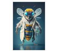 Puzzles pour Adolescents 75x50cm/1000pcs Buzzing Genius Lab Bee Puzzle pour Adultes, Jeu De Réflexion, Une Œuvre d'art, Cadeaux Uniques pour Un Anniversaire Ou Noël 75x50cm/1000pcs