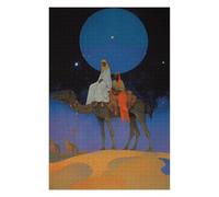 Puzzles pour Adolescents 75x50cm/1000pcs Camel Journey Under The Moon Jeu De Puzzle Familial pour Adultes - Défi Difficile - Cadeaux Uniques pour Anniversaires Et Noël 75x50cm/1000pcs