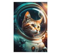 Puzzles pour Adolescents 75x50cm/1000pcs Cat Orange Puzzles pour Adultes, Jouets À Monter Soi-même, Décoration Murale, Cadeaux d'anniversaire Et De Noël Uniques 75x50cm/1000pcs