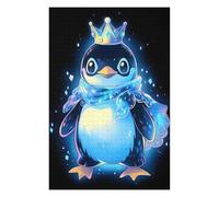 Puzzles pour Adolescents 75x50cm/1000pcs Cool Penguin King Puzzles pour Adultes Jeux Relaxants Décoration Murale Jeu Stimulant Cadeaux 75x50cm/1000pcs