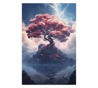 Puzzles pour Adolescents 75x50cm/1000pcs Cosmic Cherry Blossom Puzzles pour Adultes, Jouets À Monter Soi-même, Une Œuvre d'art, Difficile Et Stimulant 75x50cm/1000pcs