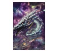 Puzzles pour Adolescents 75x50cm/1000pcs Cosmic Dragon Puzzles pour Adultes, Jouets À Monter Soi-même, Une Œuvre d'art, Difficile Et Stimulant 75x50cm/1000pcs