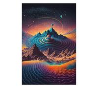Puzzles pour Adolescents 75x50cm/1000pcs Cosmic Mountain Landscape-1 Puzzles pour Adultes, Décoration Murale, Course De Vitesse Manuelle, Idéal comme Cadeau pour Toute La Famille 75x50cm/1000pcs