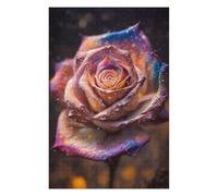 Puzzles pour Adolescents 75x50cm/1000pcs Cosmic Rose Bloom-1 Puzzles pour Adultes, Jouets À Monter Soi-même, Une Œuvre d'art, Difficile Et Stimulant 75x50cm/1000pcs