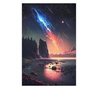 Puzzles pour Adolescents 75x50cm/1000pcs Cosmic Sunset Landscape Puzzle, Jouet, Décoration Murale, Difficile, Cadeau De Noël Ou d'anniversaire 75x50cm/1000pcs