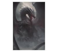 Puzzles pour Adolescents 75x50cm/1000pcs Dark Fantasy Dragon Artwork -3 Jeux De Puzzle Amusants pour Adultes : Analyse Et Logique, Parfaits comme Cadeaux pour Toute La Famille 75x50cm/1000pcs