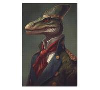 Puzzles pour Adolescents 75x50cm/1000pcs Dinosaur Velociraptor Puzzles Jeux Relaxants Assemblage De Motifs Difficile Et Stimulant 75x50cm/1000pcs
